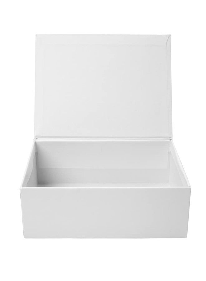 Creative Hobbies® Ready to Decorate White Paperboard Box with Hinged Lid, 8.5 x 5 x 2.25 Inches | Bulk Pack of 24 - Image 2